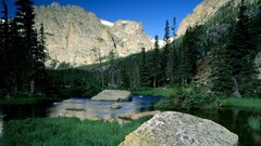 Nature Trees Mountains skies