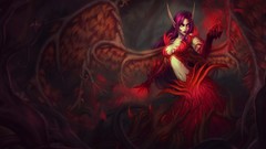 Nature Trees red magic dead woman lights wings sorcerer long 