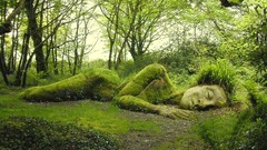 Nature Trees statues mud forests sculptures