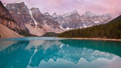 Nature Trees water Mountains