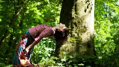 Nature Trees woman redheads