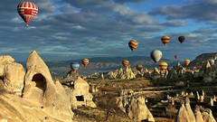 Nature Turkey cappadocia hot air balloons