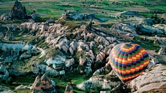 Nature Turkey cappadocia hot air balloons Hoodoo
