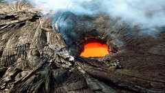Nature Volcanoes lava smoke