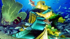 Nature wall Great Wall of China Chinese