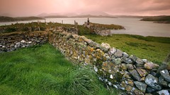Nature wall stones United