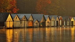 Nature water dawn houses