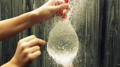 Nature water explosions Balloons bursting