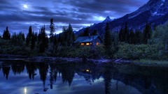 Nature water home cottage