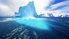 Nature water ice iceberg frost