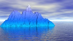 Nature water ice iceberg frost