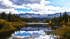 Nature water lakes twins rivers