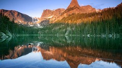 Nature water Mountains skies