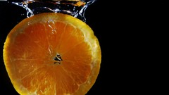 Nature water oranges fruits