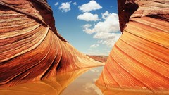 Nature water rocks skies