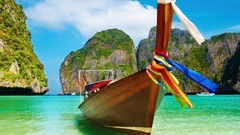 Nature water ships Beaches