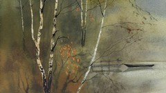 Nature watercolor paintings artwork