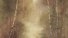 Nature watercolor paintings artwork