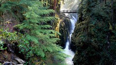 Nature waterfalls forests