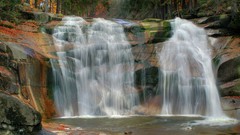 Nature waterfalls forests