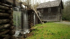 Nature waterfalls House
