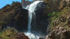 Nature waterfalls rocks