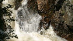 Nature waterfalls rocks rivers