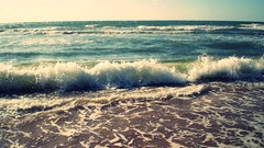 Nature waves shore Sea