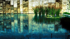 Nature widescreen water reflection
