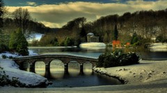 Nature winter Bridges HDR Photography