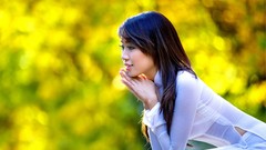 Nature woman asians vietnamese