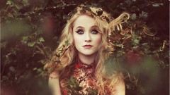 Nature woman blondes