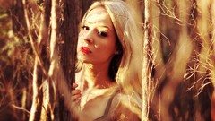 Nature woman blondes