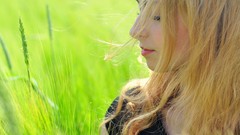 Nature woman blondes