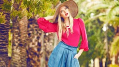 Nature woman blondes