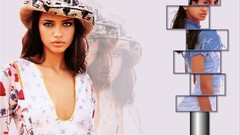 Nature woman blondes blue eyes brunettes models adriana lima 