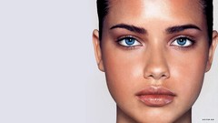 Nature woman blondes blue eyes brunettes models adriana lima 