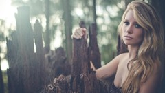 Nature woman blondes models