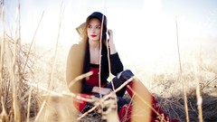 Nature woman blondes models Whittney