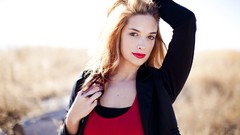 Nature woman blondes models Whittney