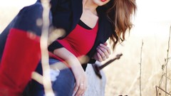 Nature woman blondes models Whittney