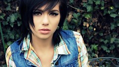 Nature woman brown eyes brunettes