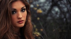 Nature woman brunettes