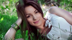 Nature woman brunettes