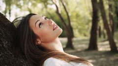 Nature woman brunettes