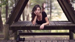 Nature woman brunettes complex magazine