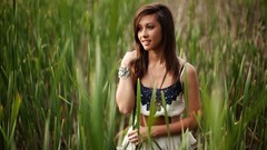 Nature woman brunettes models