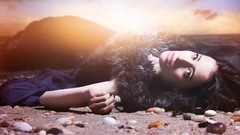 Nature woman colors sunlight