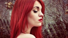Nature woman Creep Venus red lipstick redheads