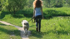 Nature woman Dogs
